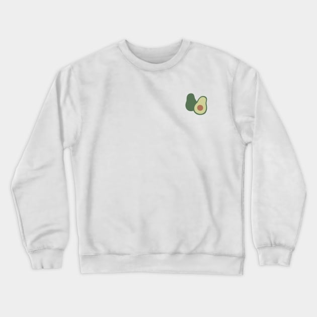 Minimal Avocado Crewneck Sweatshirt by Ashleigh Green Studios